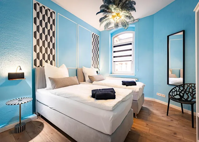 Stilvolle Xxl-ferienwohnung Fuer 9 Gaeste-148qm,4 Schlafzimmer,2 Parkplaetze 마그데부르크